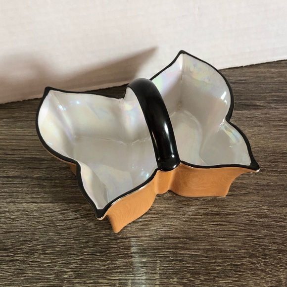 Vtg Noritake Butterfly Dish with Handle - Picture 3 of 10